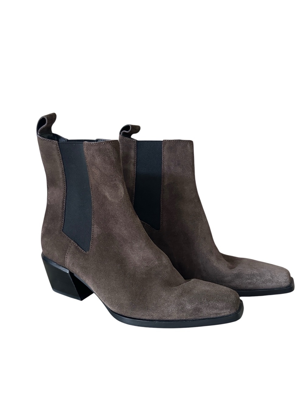 rag & bone Espresso Suede Joni Ankle Boots